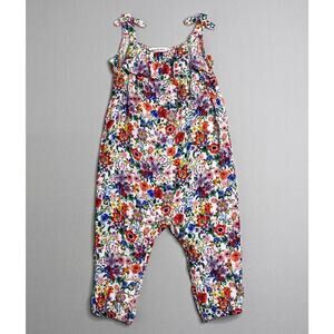 Nathalie Lété x H&M Sleeveless Floral Ruffled Romper Jumpsuit Girls 9-12 Mo